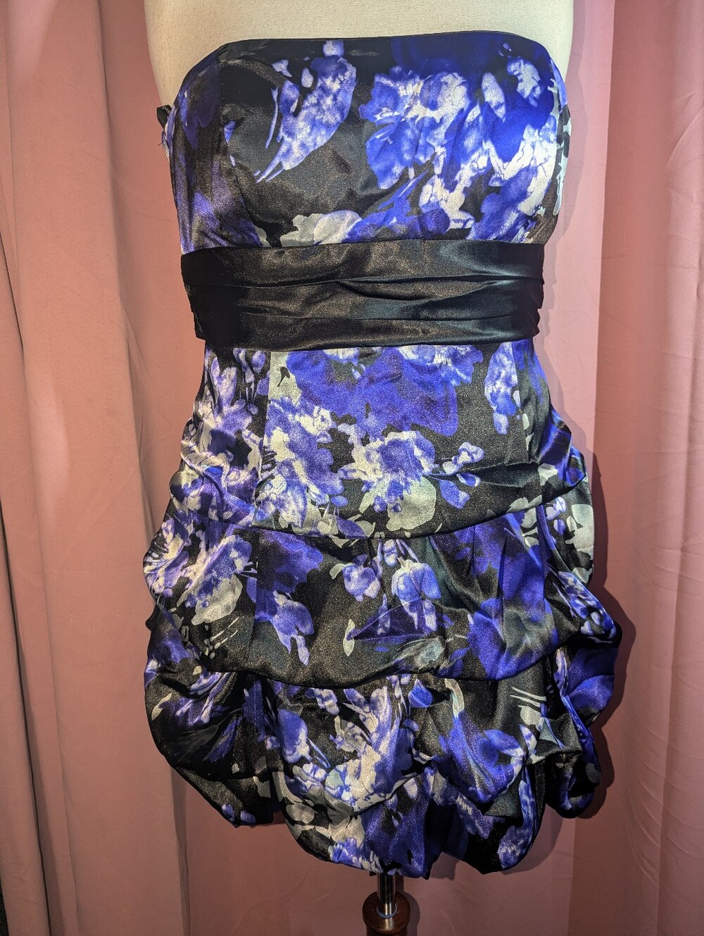 DB STUDIO Floral Strapless Mini Dress 16 - Picture 1 of 12